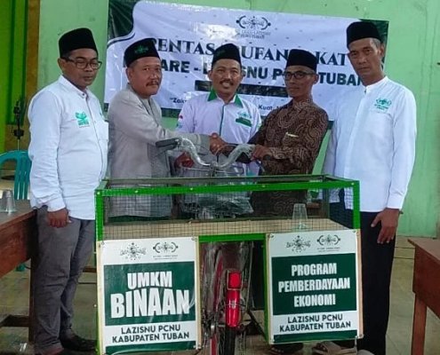 NU Care-LAZISNU Tuban Tasyarufkan Zakat Harta di Sejumlah Titik