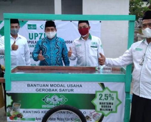 LAZISNU Kelurahan Sukolilo Bantu Modal Usaha Warga Tak Mampu