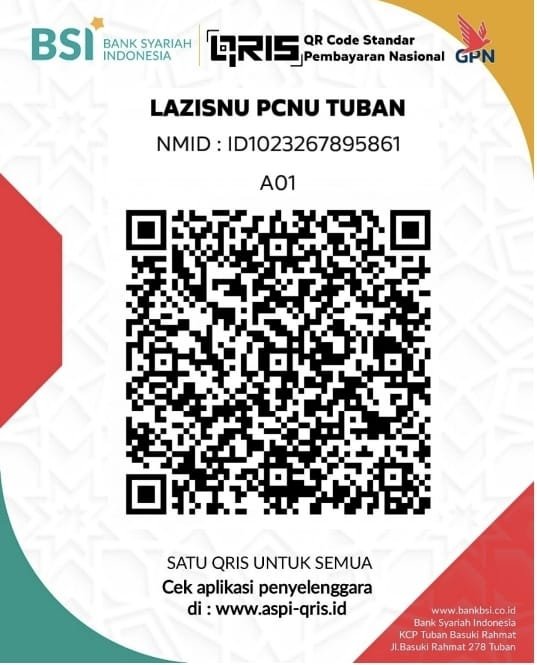 NU Care Lazisnu PCNU Tuban - Lembaga Amil Zakat Infaq dan Sodaqoh Nahdlatul Ulama (Lazisnu) Kabupaten Tuban